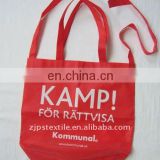 2012 fashion Red 100% non-woven handle eco-friendly customized shopping bags