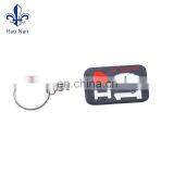 Customized Logo Branding PVC Key Chains Gift as Souvenir