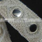 Custom Fashion New Style Mirror Silver Lace Trimming thumbnail-4