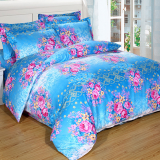 Microfiber Peach Skin Fabric Home Textile Polyester Woven Fabric 100%polyester Bedsheet Fabric thumbnail-1