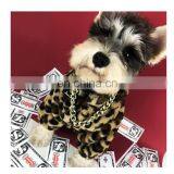 Dog Clothes Spring Autumn Leopard Print Coat Corgi Teddy Schnauzer Pomeranian Clothing thumbnail-1