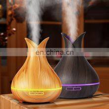 Home Appliance Wooden Grain Aroma Diffuser Mini Humidifier Air Purifier Oil Diffuser Aroma Essential thumbnail-2