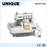 GN747F-DD direct drive industrial 4 thread overlock sewing machine siruba sewing machine price good