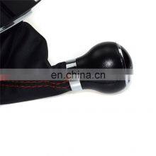 New Leather Manual Gear Shift Knob Cover For VW Golf 6 Jetta 5 1KD 711 113 A thumbnail-2