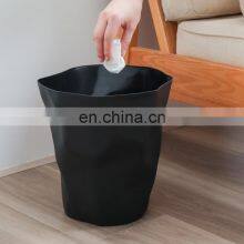 Cheapest Custom Logo Small Design Household Recycling Round Black Outdoor Wholesale Plastic Trash Cans thumbnail-2