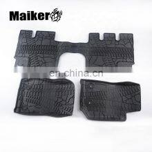 4*4 Auto Foot Mat for Jeep Wrangler JK 2007+ Car Accessories Black Car Mat