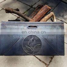 High Quality Corten Steel Outdoor Fire Pit Metal Fire Bowl BBQ Backyard Heater Fire Pit thumbnail-3