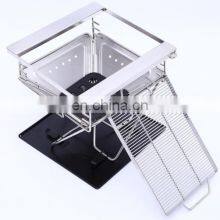 Hot Sale Promotional Suitcase Barbecue Portable Folding Outdoor Charcoal BBQ Grills thumbnail-4