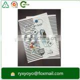 Office Stationary Printed L Shape pp Plastic a4 Size Hardcover File Folder Supplier's Choice