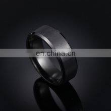 Fashion Charm Jewelry Ring Men Stainless Steel Matte Black Rings For Men Women thumbnail-4
