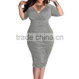 New Fashion Ladies Dress Fat Women Evening Dress Party Dress thumbnail-4