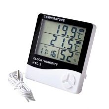 Household Wire Probe Thermometer and Hygrometer HTC-2 Hygrometer Time Dual