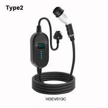 Portable EV Charger Schuko(16A) to Type2 10A/13A/16A, For 3.5KW 240V Battery Level HDEV013 thumbnail-3