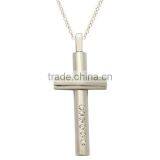 Unique Stainless Steel Latin Medieval Cross Pendant thumbnail-5