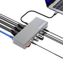 20 in 1 Thunderbolt4/USB4 Docking Station With 3 HDMI 3 DP thumbnail-4
