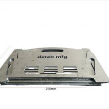 Portable Charcoal Camping Stove & BBQ Grill | Steel Charcoal Fire Pit & Fire Place thumbnail-3