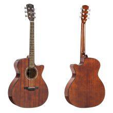 Otis 41inch Mahogany Solid Top Acoustic Guitar Manufacturer Cutaway Single Board Guitar Factory FG-26N thumbnail-2