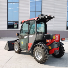 2025 China Mini Diesel Forklift Telehandler HZM 2812T 1.2t Telescopic Boom Truck thumbnail-4