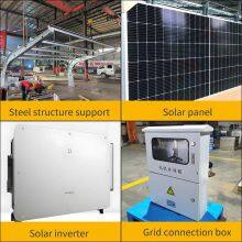Steel Structure Photovoltaic Carport Processing Manufacturer thumbnail-2
