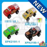assorted mini toy car with candy