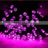 Best Selling 22m 200 LED Solar Christmas String Light for Outdoor, Gardens, Homes, Christmas Party Pink thumbnail-6