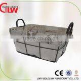 Home use iron storage basket for fruit and vegetables