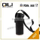 10oz Special Stainless Steel Mini Water Liquor Bottle Flask With Cup and Pouch