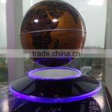 Customized LED lighting 8inch cheap gold magnetic levitation globe for sales
