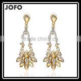 2016 New Vintage Style Dangling Chandelier Red Crystal Earrings Fashion Instyle thumbnail-1
