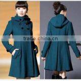 2014 Women's New Cotton-padded Slim MD-LONG Loose Coats Overcoats Parka Quality Choice thumbnail-1