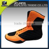2015 Cool leather man customized boxing shoes for sale