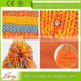 Cheap Custom High Quality Girls Fashion Knitting Beanie Hat thumbnail-6