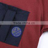 Custom OEM Raglan Sleeve Pocket T Shirt for Men thumbnail-4