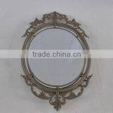 Home Decorative Carved Antique Round Wall Mirror