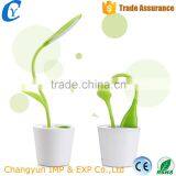 Rechargeable 18650 Creative Touch LED Table Lamp Sapling Shape Learning Eye-Protection Lamp