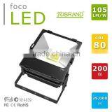 High Brightness Waterproof 105lm/w 6000k Rechargeable Led Flood Light 30w