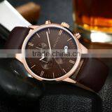 Fashion Curren Man Women Watches Nubuck Leather Wrist Watch thumbnail-4