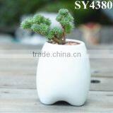 Cheap Indoor White Ceramic Flower Vase thumbnail-4