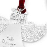 Pierced Rose Angel Christmas Ornaments thumbnail-3
