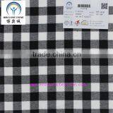 100%COTTON CHECK FABRIC BLACK&WHITE