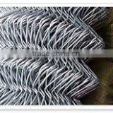 Standard Hot-dipped Galvanised Chain Link Wire Mesh Fence (factory in Guangzhou)