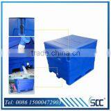 1000L Ocean-going Plastic PE Fish Chest, Fish Box, Fish Bins by Rotomolding thumbnail-4