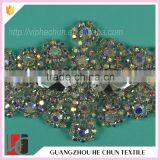 HC-7505-1 Hechun Iron-on AB Crystal Bead Wedding Bride Sash thumbnail-3