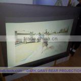 Dark Grey Color Portable Pop up Rear Projection Screen ,holographic Projection Screen for Window Advertisig!! thumbnail-1