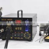 AOYUE 968A+ soldering station SMD/SMT Hot Air 3 in 1 solder station & Rework machine Soldering Stations Electric Soldering Irons
