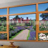 Aluminum Tempered Glass Casement Windows With Flyscreen thumbnail-2
