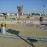 Cement Stone Outdoor Public Bench Wooden Commercial Bench thumbnail-2