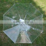 Cheap Promotional Clear Plastic Umbrella thumbnail-2