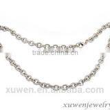 3mm Width Rolo Cable 316l Stainless Steel Jewelry Chain