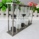 1,2,3,4,5 Minutes Sand Clock, Sand Timer, Hourglass , Sandglass With Metal Frame thumbnail-4